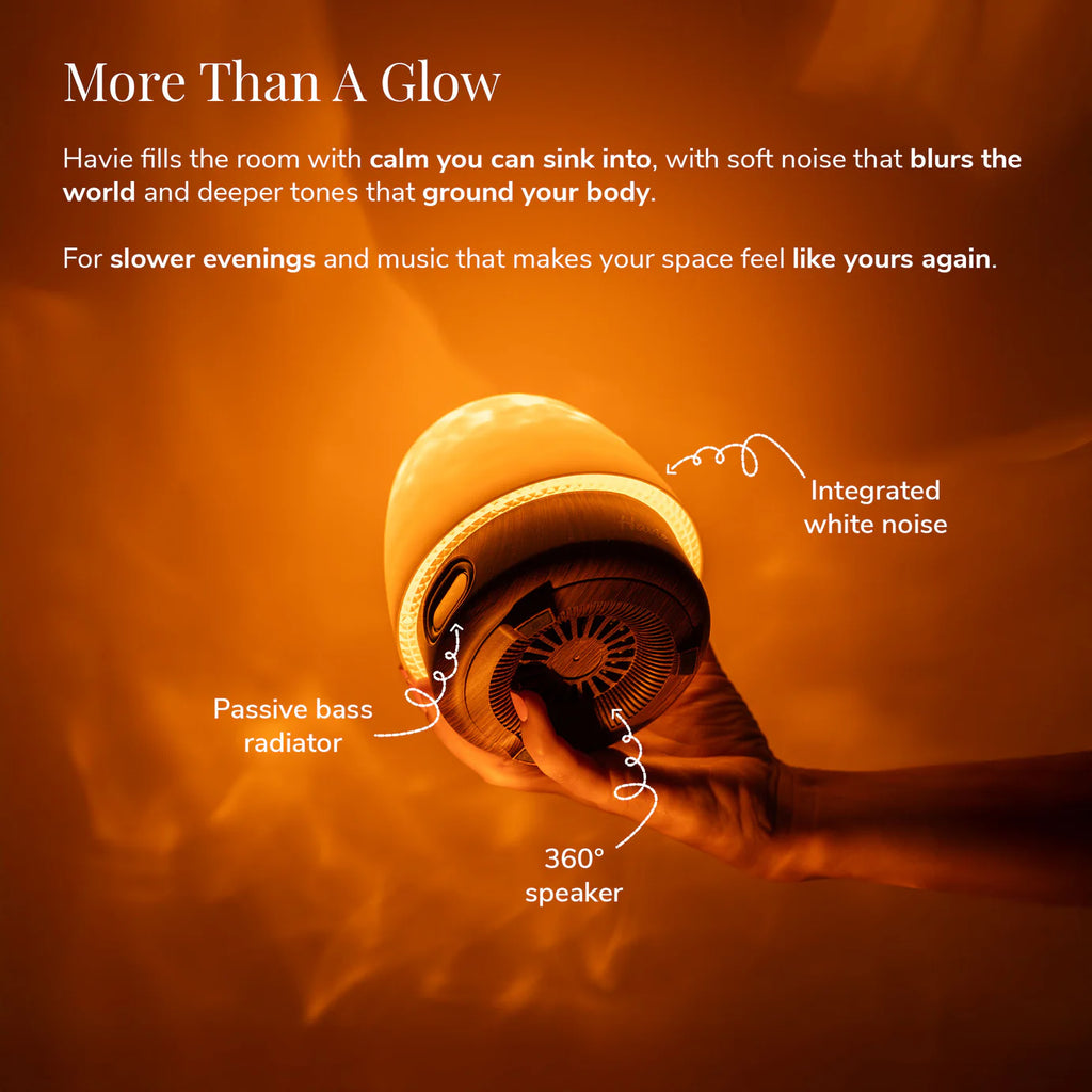 The Havie Lamp | Night Light & Noise Machine