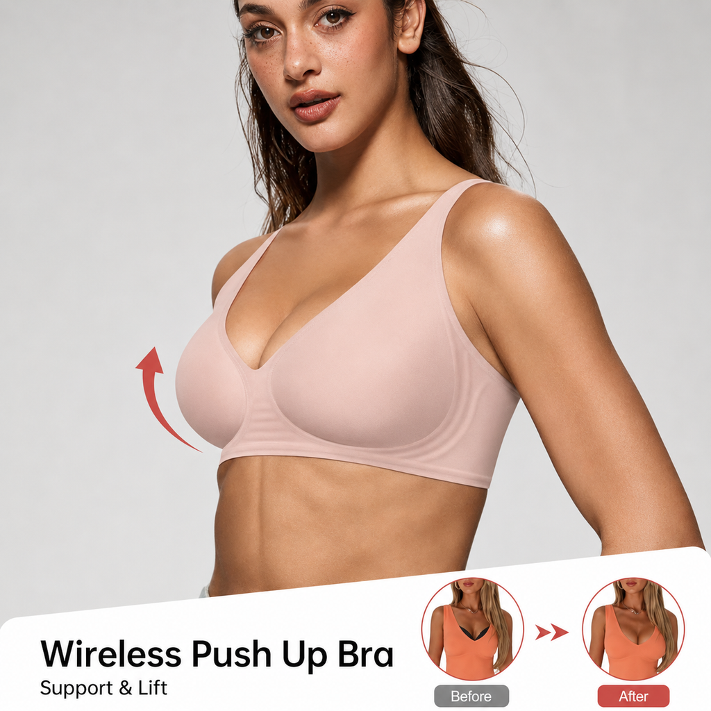 Wireless Comfy Push Up Bra